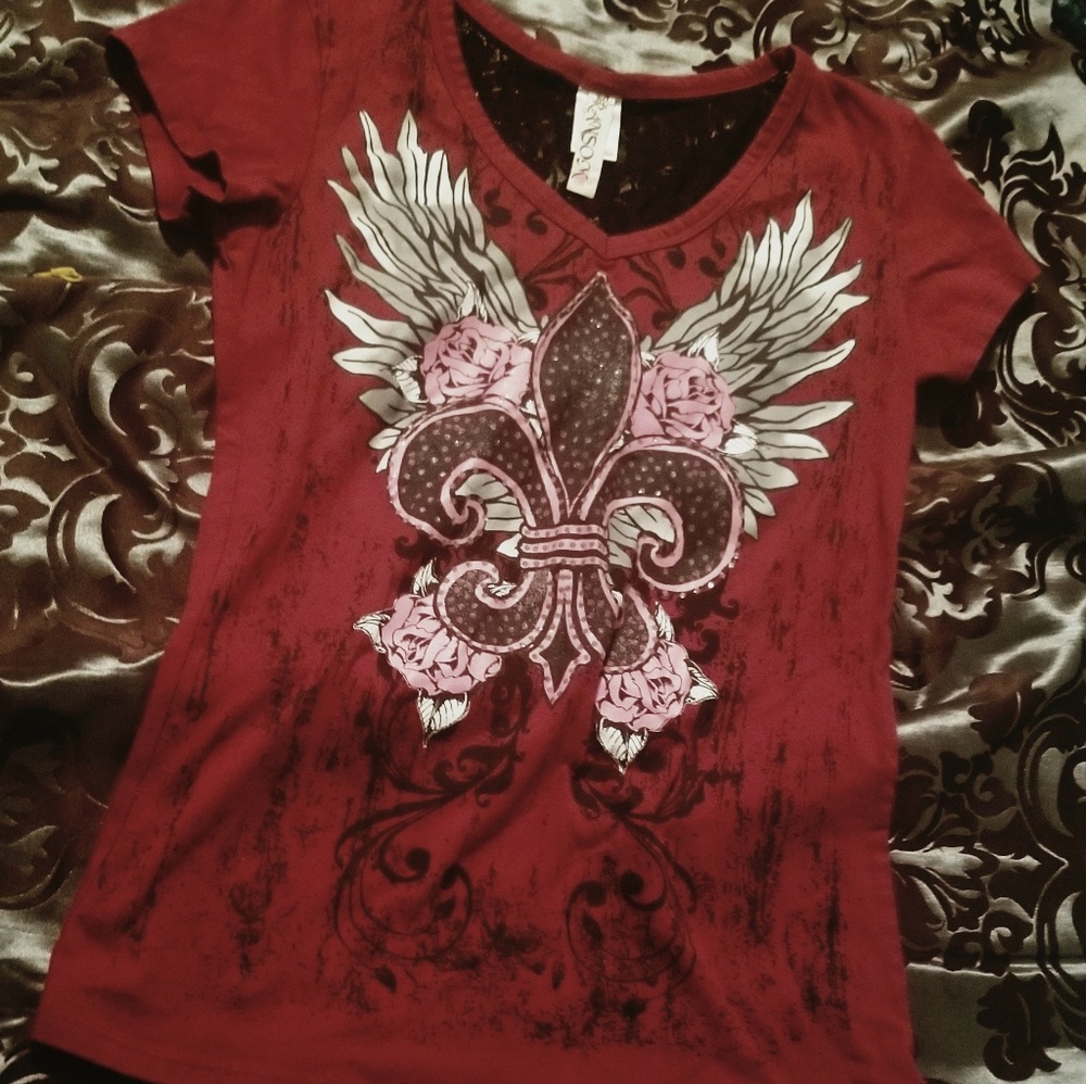 Cross Tribal Rose Shirt